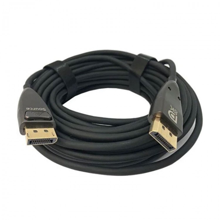Display kablo 8k display port v1.4 fiber optik dp kablo 10 metre
