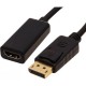 Display port to hdmı kablo -display erkek hdmi dişi kablo 1m