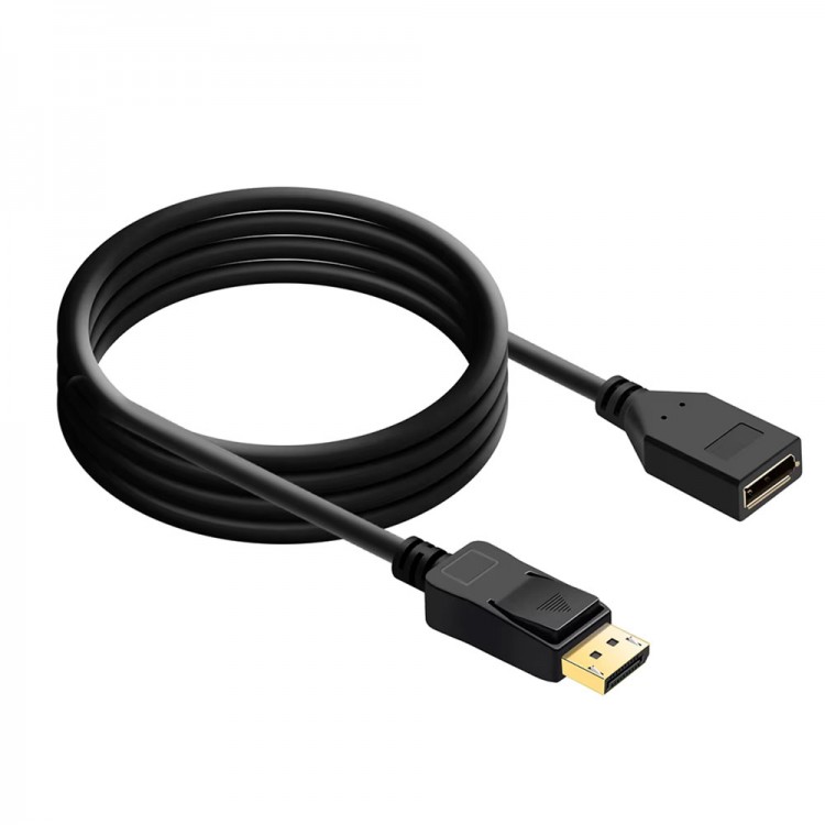 DisplayPort uzatma kablosu erkekten dişiye DisplayPort bağlantı Kablosu 1m