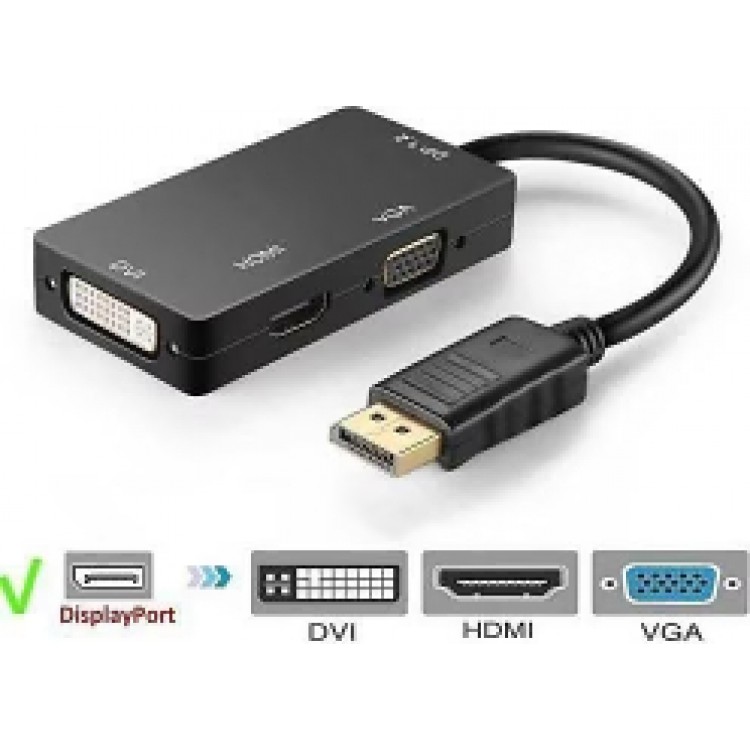 Displayport 24+5 dvi displayport hdmi displayport vga çevirici Displayport 24+5 dvi displayport hdmi displayport vga çevirici