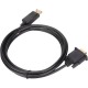 Displayport vga kablo 1.8 metre dp vga kablo