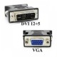Dvi 12+5 vga çevirici dvi 17 pin vga çevirici