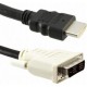 Dvi 18+1 hdmi kablo 18+1 dvi hdmi kablo 1.5 metre