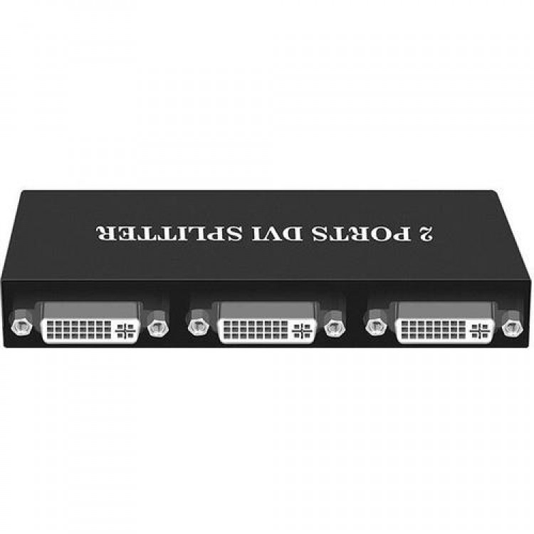 Dvı 2 port splitter 1 giriş 2 çıkış DVI çoklayıcı splitter