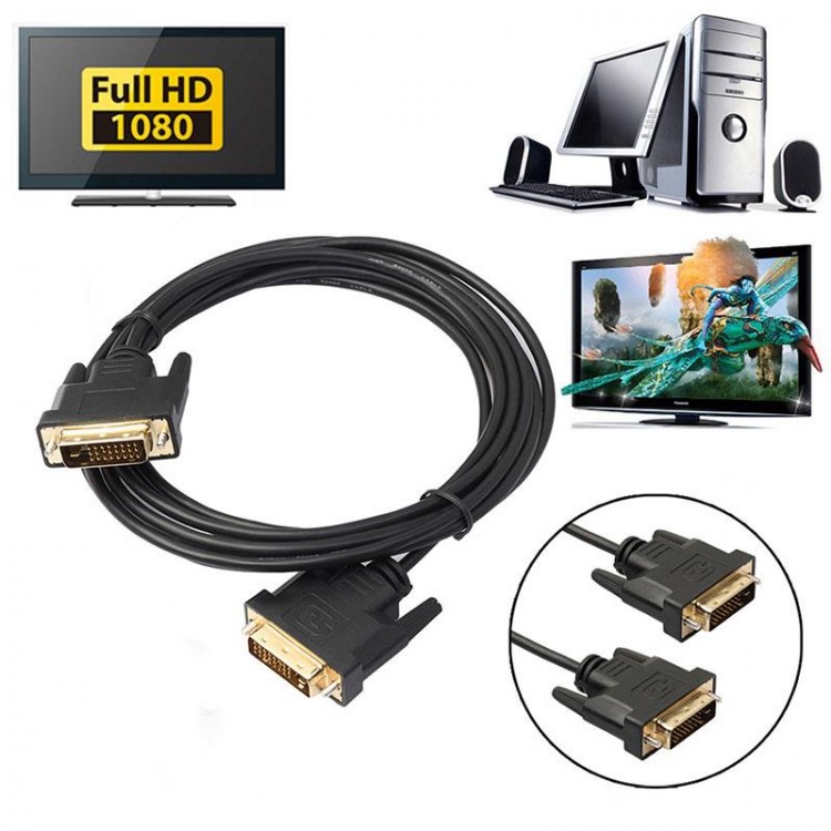 Dvı-D 24+1 gold kablo DVI 24+1 pinli görüntü kablosu 15m Dvı-D 24+1 gold kablo DVI 24+1 pinli görüntü kablosu 15m