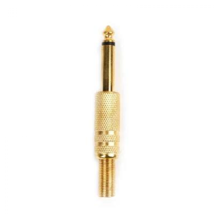 Gold gitar jack gold 6.3 mm jack gold mono 6.3 mm jack