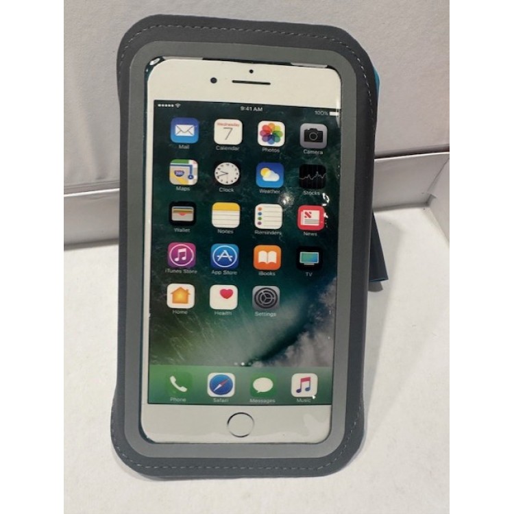 Gri sporcu kol telefon kılıfı kol bandı koşu için telefon kılıfı 16x8 cm