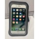 Gri sporcu kol telefon kılıfı kol bandı koşu için telefon kılıfı 16x8 cm