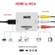 HDMI to RCA Çevirici hdmı den rca ya ses ve görüntü aktarma HDMI2AV