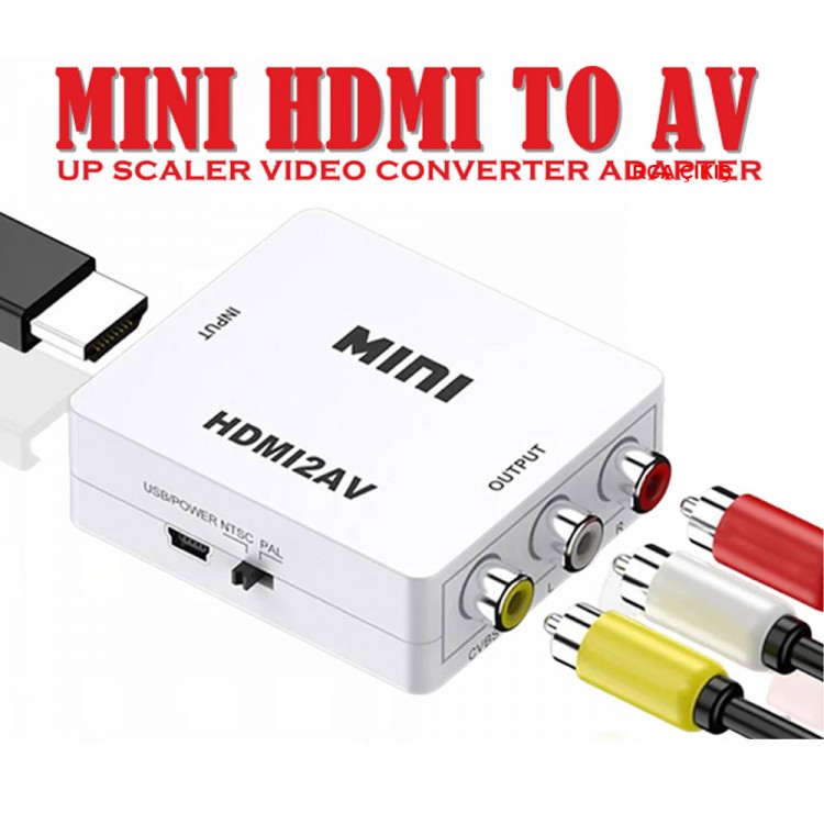 HDMI to RCA Çevirici hdmı den rca ya ses ve görüntü aktarma HDMI2AV