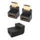 Hdmı L tipi set hdmı 90° ve 270° hdmi dişi dişi dönüştürücü 3 lü set