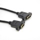 Hdmi dişi dişi montajlanabilir panel tipi hdmi uzatma 30 cm Hdmi dişi dişi montajlanabilir panel tipi hdmi uzatma 30 cm