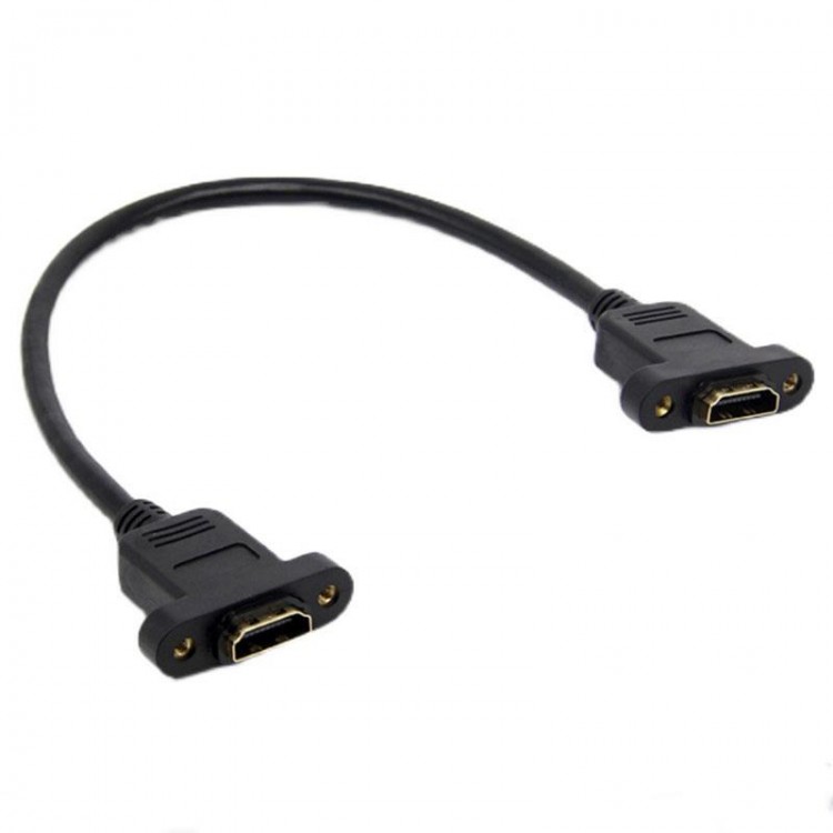 Hdmi dişi dişi montajlanabilir panel tipi hdmi uzatma 30 cm Hdmi dişi dişi montajlanabilir panel tipi hdmi uzatma 30 cm
