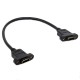 Hdmi dişi dişi montajlanabilir panel tipi hdmi uzatma 30 cm Hdmi dişi dişi montajlanabilir panel tipi hdmi uzatma 30 cm