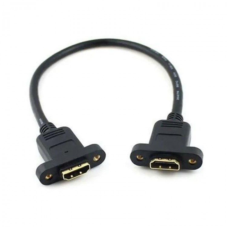 Hdmi dişi dişi montajlanabilir panel tipi hdmi uzatma 30 cm Hdmi dişi dişi montajlanabilir panel tipi hdmi uzatma 30 cm