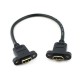 Hdmi dişi dişi montajlanabilir panel tipi hdmi uzatma 30 cm Hdmi dişi dişi montajlanabilir panel tipi hdmi uzatma 30 cm