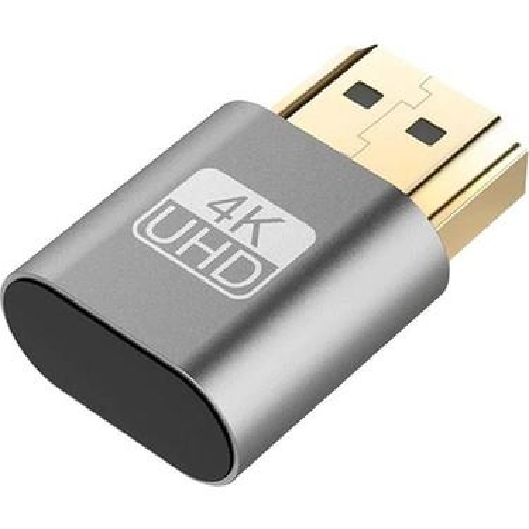 Hdmi dummy hdmi sanal ekran kartı adaptörü 4k sanal ekran kartı adaptörü
