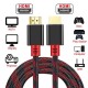 Hdmı erkek kablo hdmi 1080p örgülü 15 metre full hd kablo