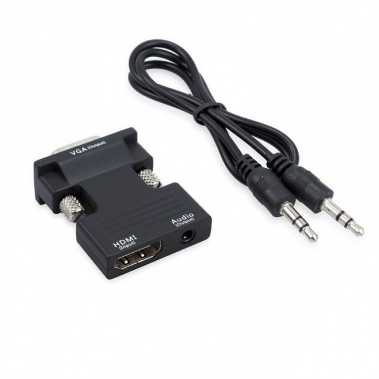 Hdmi vga çevirivi dişi hdmi erkek vga çevirici