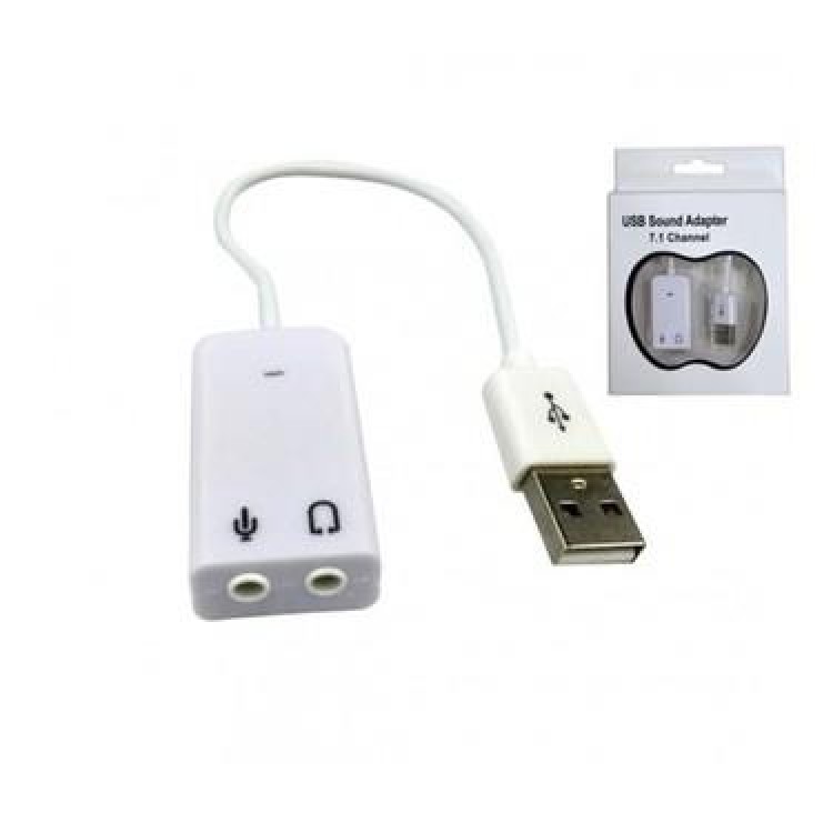 Kablolu usb ses kartı usb sound adapter 7.1 channel