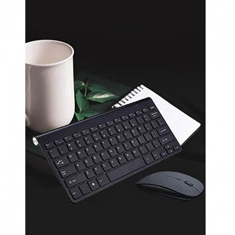 Kablosuz mini klavye mouse set 2.5G Wireless kablosuz klavye mouse set