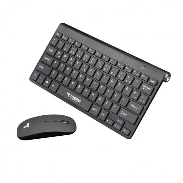 Kablosuz mini klavye mouse set 2.5G Wireless kablosuz klavye mouse set