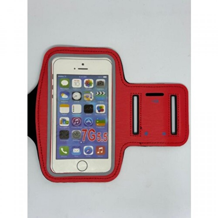 Kırmızı kol bandı koşu için telefon kılıfı spor için telefon kılıfı 13.5 cm 7 cm telefon kol bandı
