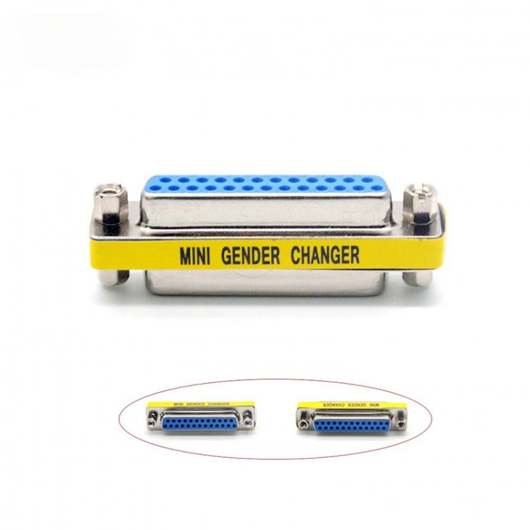 LPT 25 pin paralel port dişi dişi çevirici dönüştürücü adaptör 5li set LPT 25 pin paralel port dişi dişi çevirici dönüştürücü adaptör 5li set