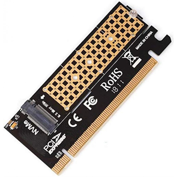 M2 nvme pci express 16x kart nvme 16x çevirici nvme ssd bilgisayar çevirici ATL-2023-0679
