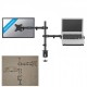 Masa üstü monitör macbook askı aparatı masa üstü televizyon notebook askı aparatı Masa üstü monitör macbook askı aparatı masa üstü televizyon notebook askı aparatı