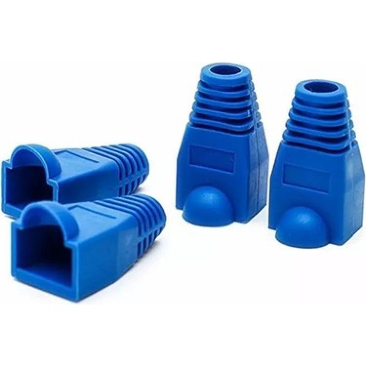 Mavi rj45 kılıf mavi cat6 kılıf mavi cat5 kılıf 100 adet
