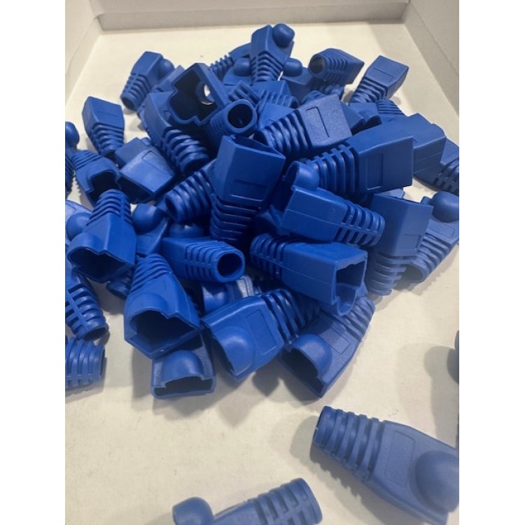 Mavi rj45 kılıf mavi cat6 kılıf mavi cat5 kılıf 100 adet
