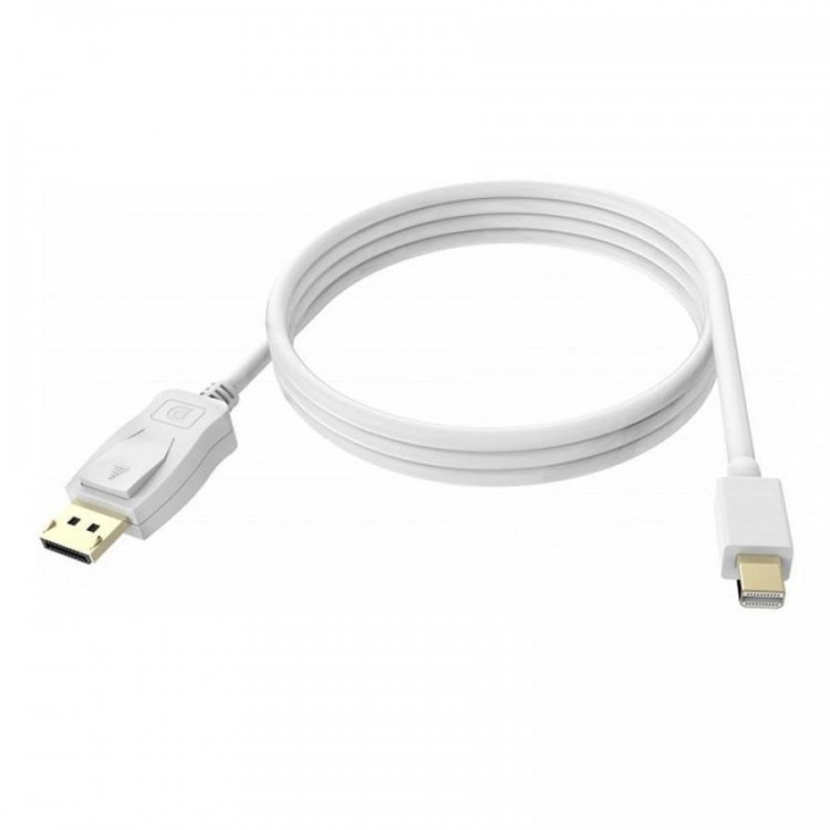 Mini displayport to displayport kablo 1.8 metre beyaz