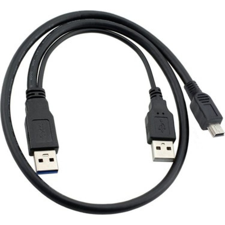 Mini usb harddisk kablosu 5 pin usb Y hdd kablo