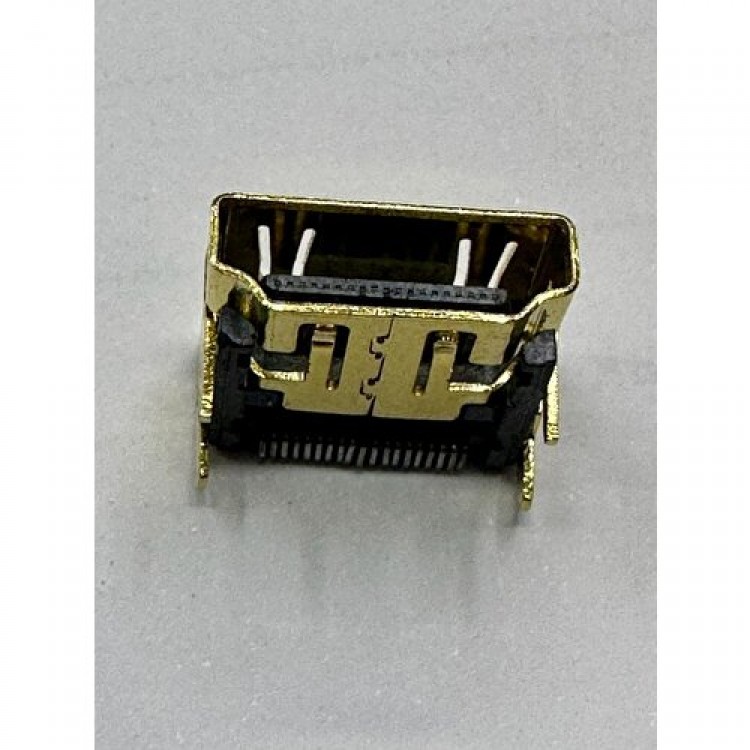 Montaj tipi dişi hdmi soket lehimlik hdmi dişi konnektör 180 derece hdmi dişi konnektör