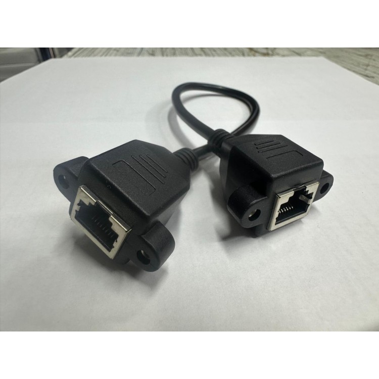Montaj tipi rj45 birleştirici 30 cm dişi dişi rj45 kablo Montaj tipi rj45 birleştirici 30 cm dişi dişi rj45 kablo