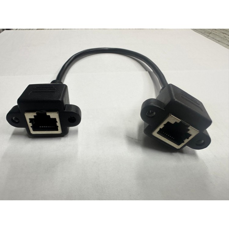 Montaj tipi rj45 birleştirici 30 cm dişi dişi rj45 kablo