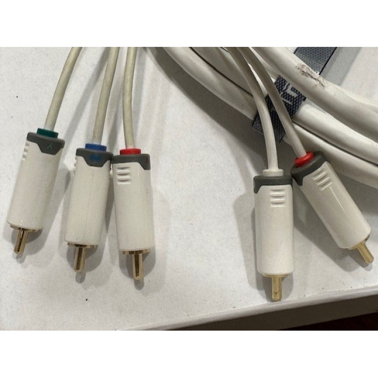 Nintendo Wii ile uyumlu oyun konsol component kablo + r/l kablo 2 metre Nintendo Wii ile uyumlu oyun konsol component kablo + r/l kablo 2 metre
