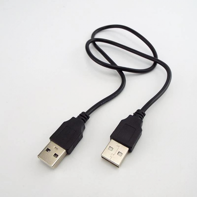 Notebook soğutucu kablosu 50 cm erkek erkek usb kablo iki ucu erkek usb kablo
