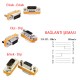 Null modem 9 pin çevirici erkek -erkek,dişi-dişi ,dişi-erkek 3lü çevirici set