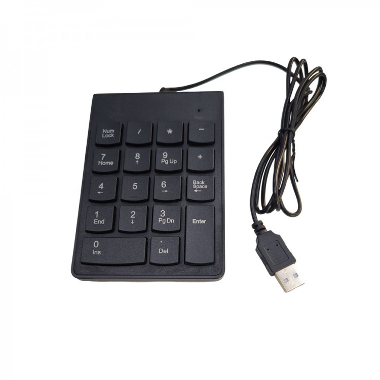 Numerik Keypad 18 tuşlu Kablolu numpad klavye numara klavyesi