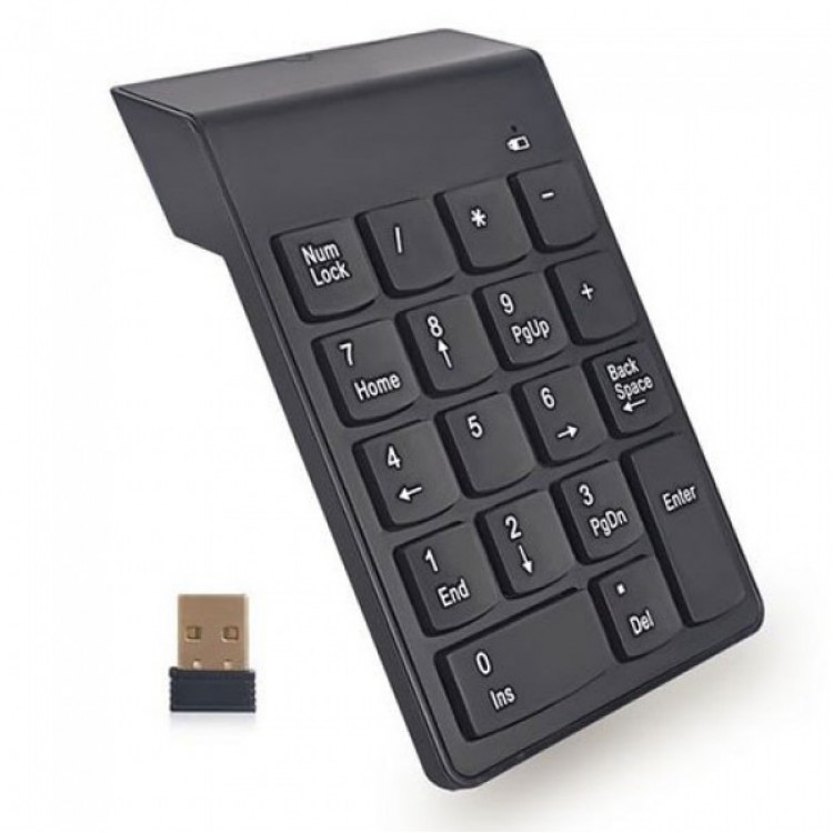 Numerik keypad 18 tuş kablosuz numara klavyesi