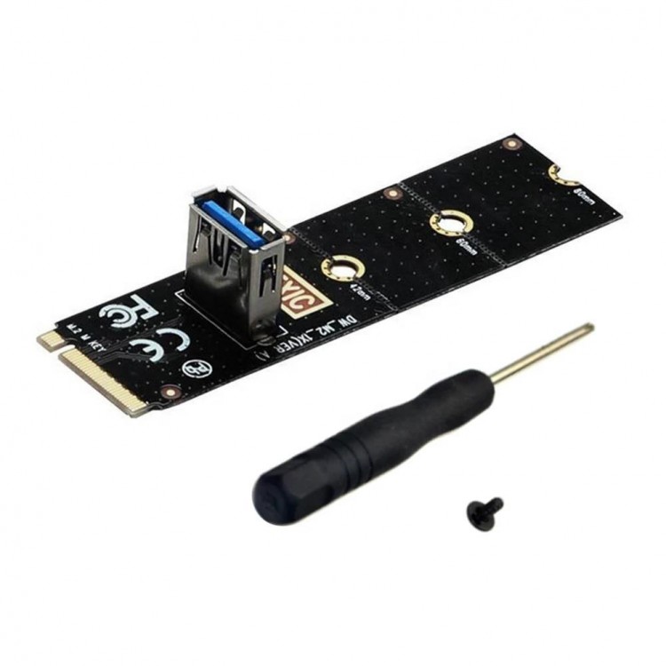 Nvme riser m2 to usb 3.0 riser çevirici ekran kartı bağlantı aparatı