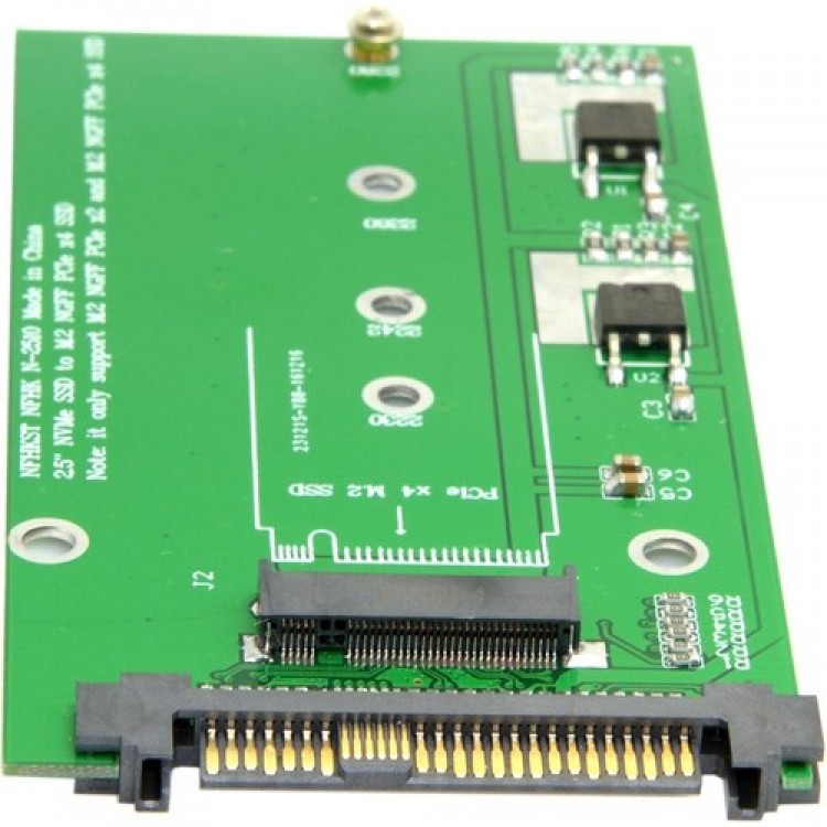 Nvme sas ssd çevirici NFHK SFF-8639 NVME U.2 - NGFF M.2 M-Key