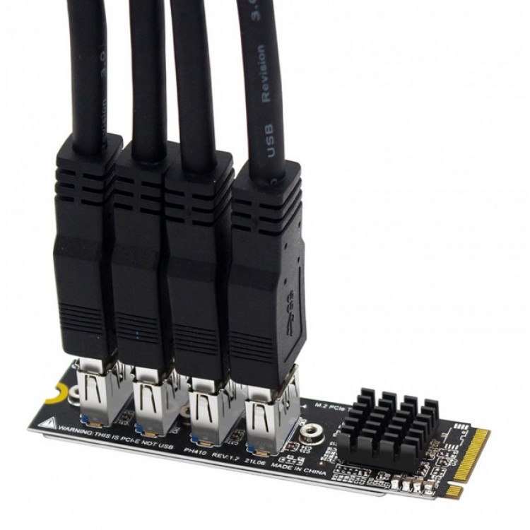 Nvme usb 3.0 çoğaltıcı m2 nvme 4 port usb 3.0 çoğaltıcı