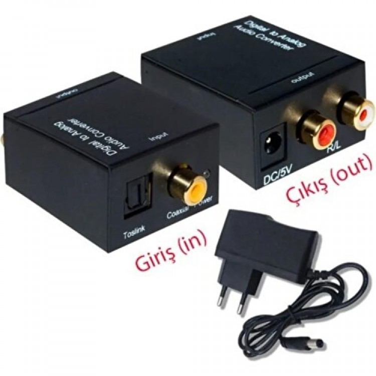 Optik rca çevirici dijital analog çevirici
