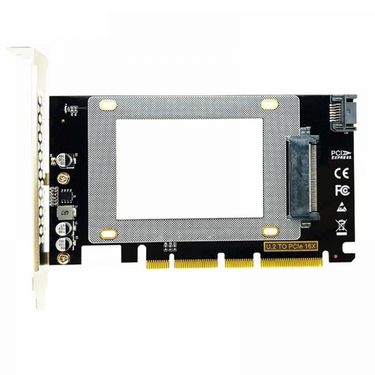 PCIE 3.0 X4/X8/X16 to U.2 SFF-8639 adaptörü U.2 4X 8X 16X pcie çevirici SFF 8639 2,5" U.2 ssd pcie çevirici