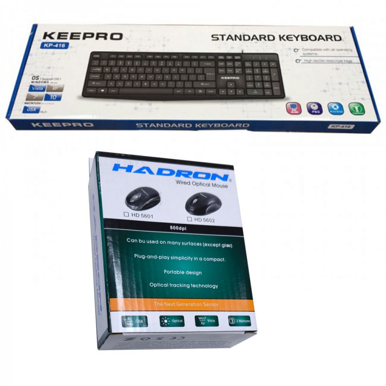 PS2 girişli klavye mouse set eski yuvarlak tip ps2 mouse klavye seti