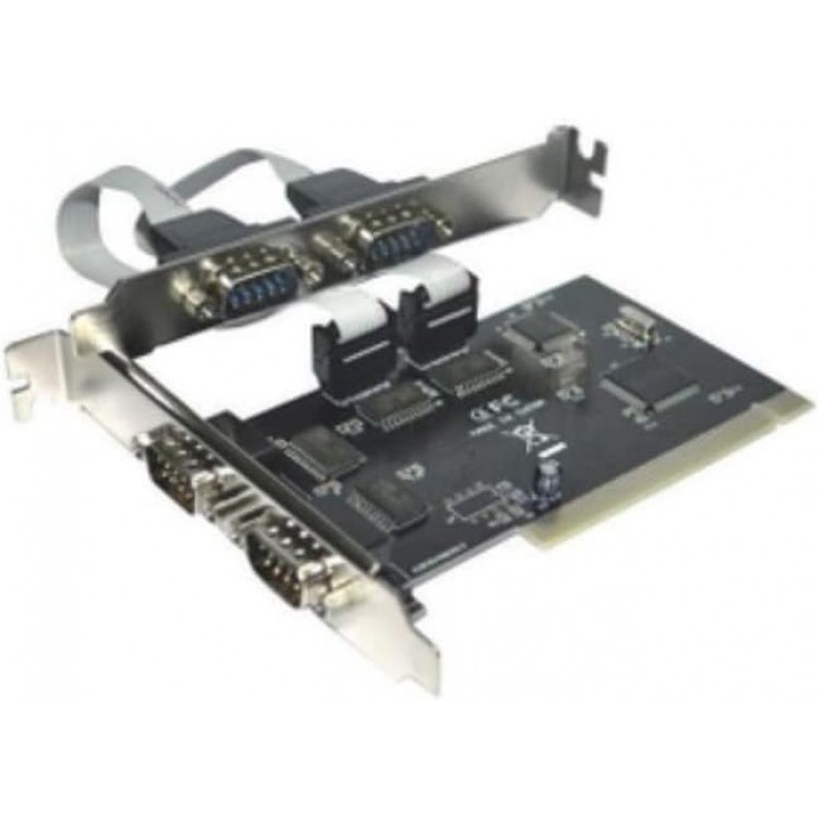 Pci 4 port com kart 4 port pci rs232 kart 4 port 9 pin kart