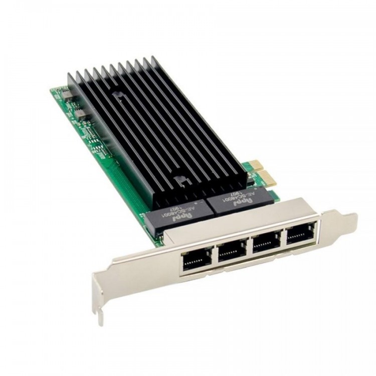 Pcı e x1 4 port Gigabit ethernet ağ kartı 10/100/1000